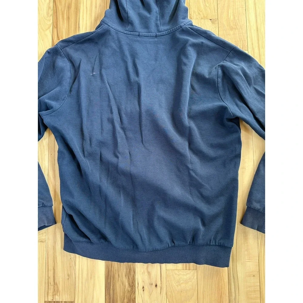 Polo‎ Ralph Lauren Sweatshirt Men's XL Navy Hoodie Full Zip Thermal Hood Pony